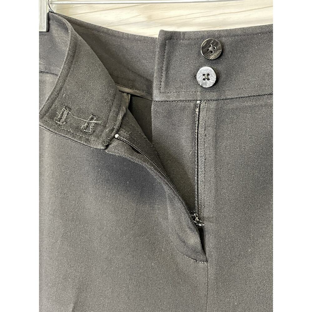 Atelier Womens 10‎ Black Straight Leg Dress Pants High Rise Lined Stretch Career - Picture 4 of 14